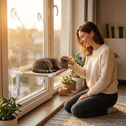 Cat Window Hammock Bed for Sunny Perches