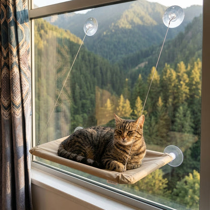 Cat Window Hammock Bed for Sunny Perches